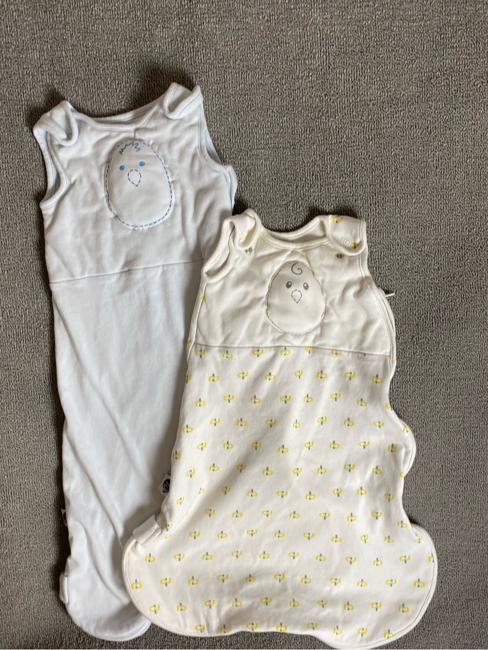 Nested Bean Zen Sack Sleep Sack Bundle 0-15 Months Two Way Zipper Cuddle Pack